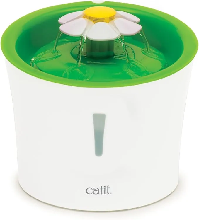 Catit LED Flower Fountain with Triple Action Filter, Cat Drinking Water Fountain, 3 L product image
