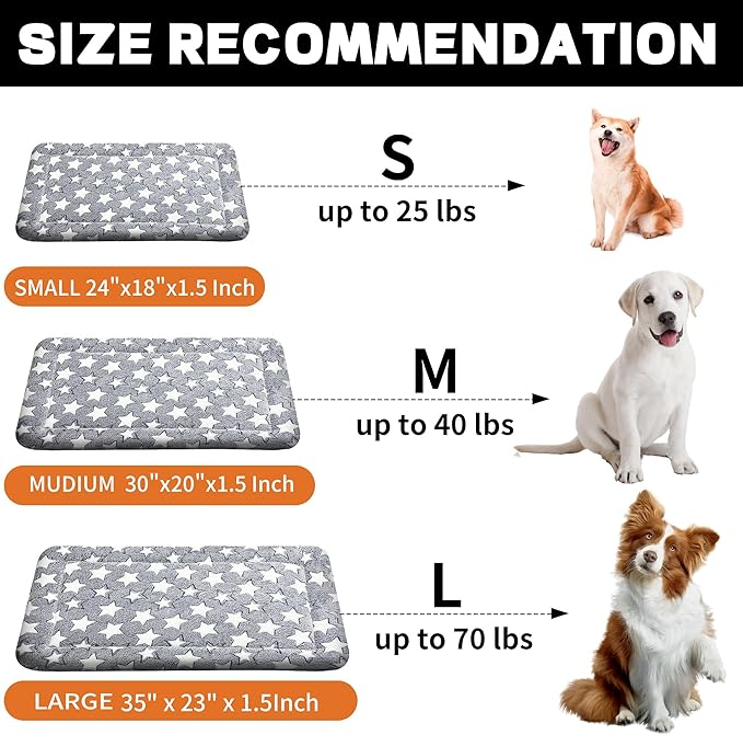 Dog Bed Mat – Soft & Comfortable Dog Kennel Pad for Crate – Durable Crate Bed & Mat for Dogs & Cats – Ideal for Crate, Kennel, and Home Use — image 2