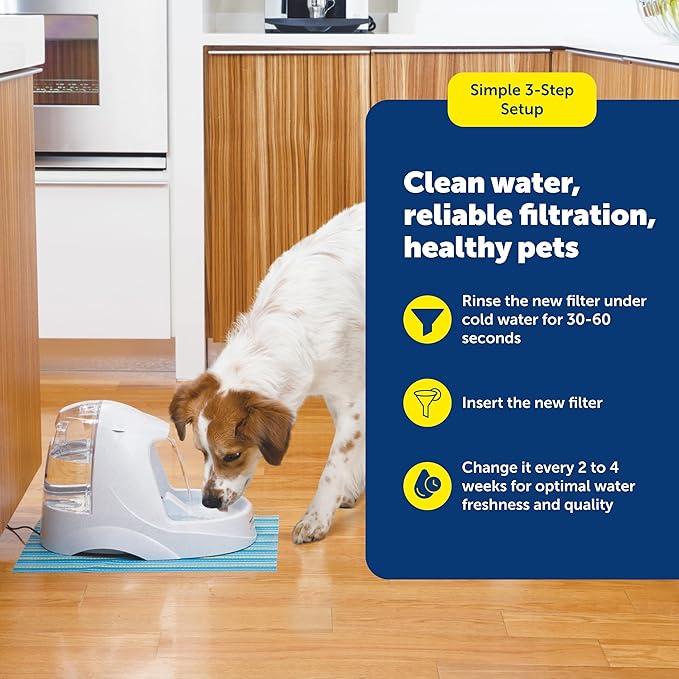 PetSafe Drinkwell Fountain Premium Activated Carbon Filters - Better Hydration Choice - Long-Lasting Purity - Odor-Free Drinking - Water Purification Filter - 12 Pack — image 4