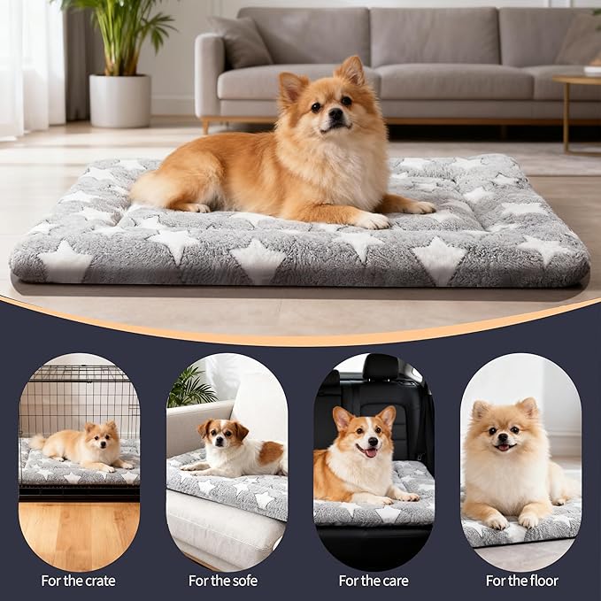 Dog Bed Mat – Soft & Comfortable Dog Kennel Pad for Crate – Durable Crate Bed & Mat for Dogs & Cats – Ideal for Crate, Kennel, and Home Use — image 4