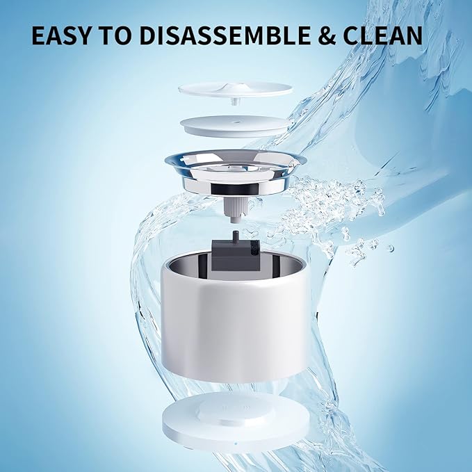 PETKIT Eversweet 3 Pro Cat Water Fountain with Wireless Pump, 1.6L/56oz Stainless Steel Pet Fountains for Cats Indoor, Automatic Water Dispenser Ultra Quiet, App Monitoring — image 4