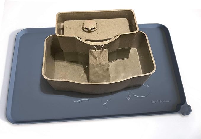 Hoki Found -Waterproof Pet Feeding Mats with High Lips - Multiple Size and Colors for Dogs, Cats & Others-G — image 4