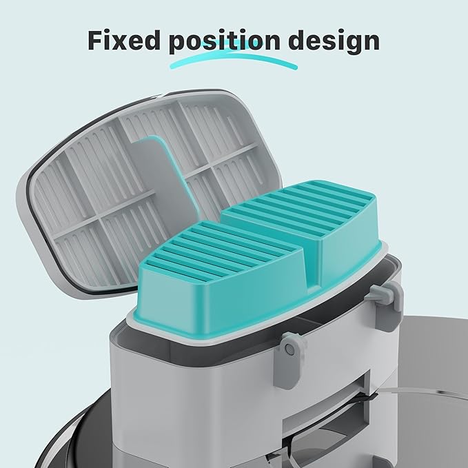 BEMOONY Cat Water Fountain Filters: Pet Water Fountain Replacement Filter - 12 Packs of Cat Fountain Filters (6 Carbon Filters + 6 Sponges) - Multiple Filtration Please Replace it Every 2-3 Weeks — image 6