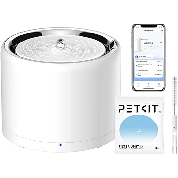 PETKIT Eversweet 3 Pro Cat Water Fountain with Wireless Pump, 1.6L/56oz Stainless Steel Pet Fountains for Cats Indoor, Automatic Water Dispenser Ultra Quiet, App Monitoring — image 7