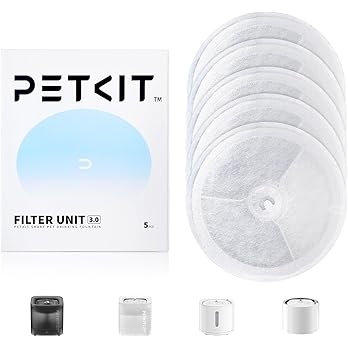PETKIT Upgraded Filter Units 3.0 for PETKIT Pet Water Fountains Eversweet 2S/3/3 Pro,Eversweet Solo/Solo2/Solo SE & CYBERTAIL, Replacement Filters (5 pcs) — image 7