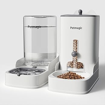 Gravity cat Feeder by Petmagic is a 3.6L Large-Capacity cat Food and Water Bowl Set. This Two-piece Set is Suitable for pet Feeding, Including Small and Medium-Sized Dogs, Kittens. — image 7