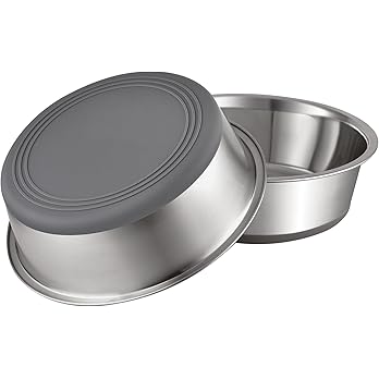 PEGYY11 Nonslip Stainless Steel Dog Cat Bowls, 2 US Cup, 2 Count — image 7