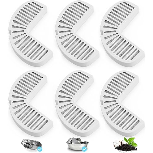 Pioneer Pet Water Fountain Replacement Filters – 4 Pack - fits Raindrop Stainless Steel and Big Max Ceramic Fountains – Easy to Change, Carbon Water Filter (3014) — image 7