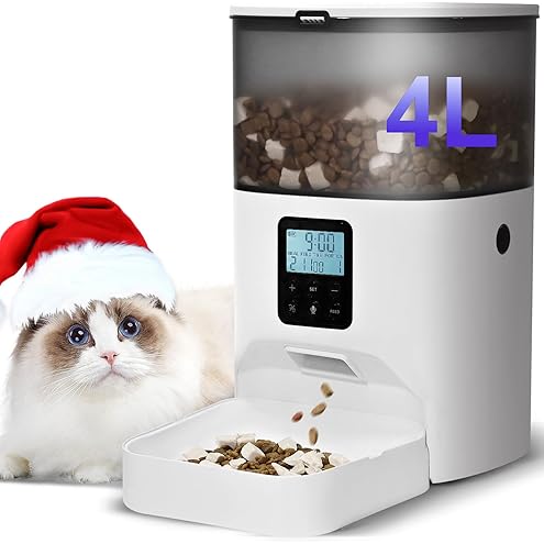 PETLIBRO Automatic Cat Feeder – 3L Programmable Pet Food Dispenser with Airtight Storage, Timed Portion Control, Voice Meal Call & Dual Power Supply, Clog-Free Healthy Feeding for Cats & Small Dogs — image 11