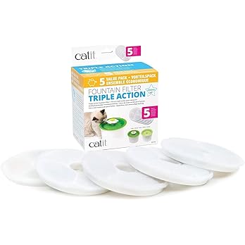 Catit LED Flower Fountain with Triple Action Filter, Cat Drinking Water Fountain, 3 L — image 8