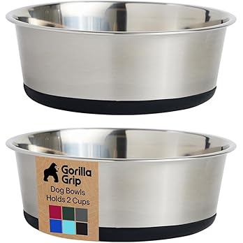 GORILLA GRIP 100% Waterproof Raised Edge BPA Free Silicone Pet Feeding Mat, Dog Cat Food Mats Contain Spills Protects Floors, Placemats for Cats and Dogs Water Bowl, Pets Accessories 18.5x11.5 Gray — image 8
