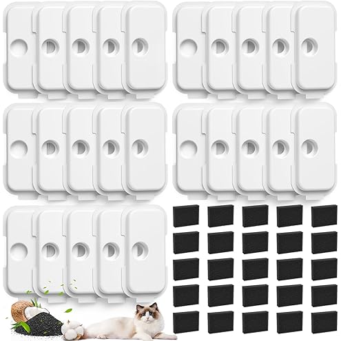 PETLIBRO Replacement Filters for Dockstream Cat Water Fountain PLWF106/PLWF116/PLWF115/PLWF105/PLWF005, 4 Months Set of Replacement Filters for Ultra Quiet Cat Fountain, 8 Count for Pet Water Fountain — image 8