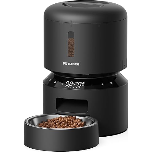PETULTRA Automatic Cat Feeder: 4L Timed Cats Food Dispenser Programmable 1-6 Meal for Cat and Small Medium Dog- Auto Pet Feeder Easy to Set Up Dual Power Supply with Desiccant Bag| Detachable Washable — image 9