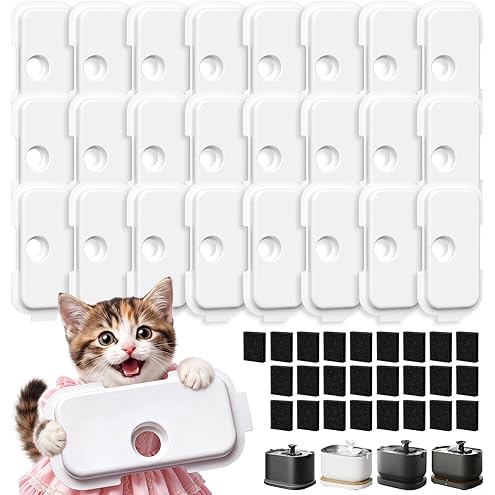 PETLIBRO 4 Packs Replacement Filters for Dockstream Cat Water Fountain PLWF105/PLWF115/PLWF005, 2 Months Set of Replacement Filters for Ultra Quiet Pet Water Fountain — image 10