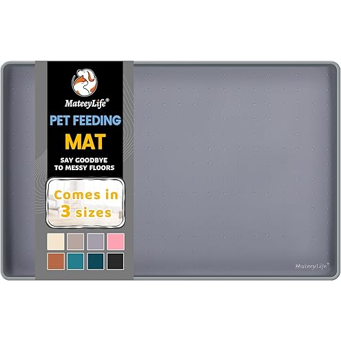 Reopet Waterproof Pet Feeding Mat, Non-Slip Silicone Placemats for Dog Cat Food and Water Bowl, High Raised Edges to Prevent Spills and Protect Floors — image 10