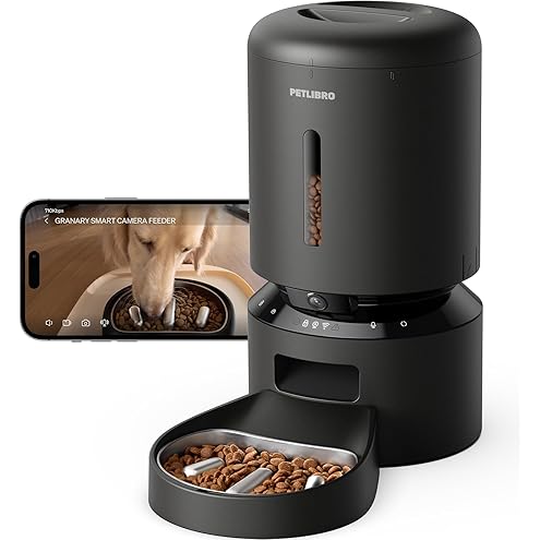 PETLIBRO Automatic Cat Feeder, 5G WiFi Automatic Dog Food Dispenser with Freshness Preservation, 5L Timed Pet Feeder with Low Food Sensor, Up to 10 Meals Per Day, Granary Black — image 10