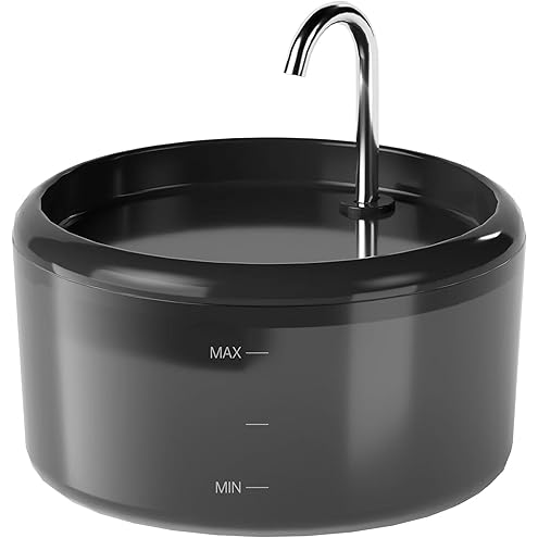 Cat Water Fountain: Dog Bowl Fountains - Automatic Pet Dispenser - Dogs Drinking Waterer Bowls Indoor - Auto Watering Dish Supplies - Easy Cleaning Animal Machine - Quiet 67oz/2L Kitty Drink Fountain — image 10