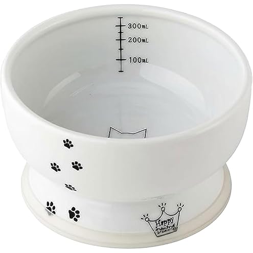 Necoichi Raised Cat Food Bowl – Ceramic Elevated Cat Bowl for Whisker & Neck Fatigue, Dishwasher Microwave Safe – Non-Slip & Anti Vomiting Ergonomic Design (Cats, Regular, 1-Cup Capacity) — image 11