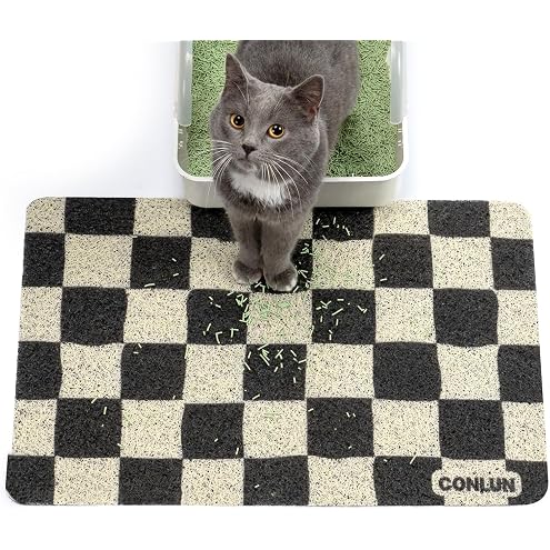 Neater Pets Jute Cat Litter Trapping Mat - Catches Spilled Litter Mess from Kitty Litter Box to Protect Floors, Soft on Cats Paws, Anti-Skid Backing, Easy to Clean, Beige, 24" x 36" — image 11