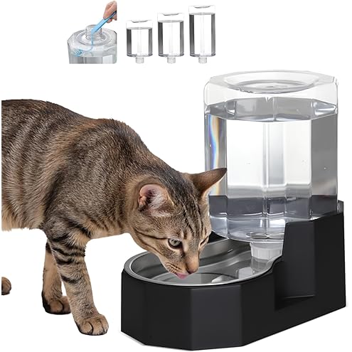PetSafe Healthy Pet Water Station - Small, 64 oz Capacity - Gravity Pet Water Fountain, Automatic Cat Water Fountain, Dog Water Fountain, Water Dispenser - Removable Stainless Steel Bowl Included — image 11