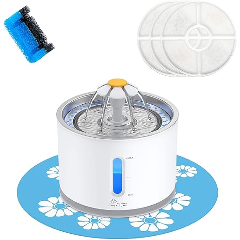 Catit LED Flower Fountain with Triple Action Filter, Cat Drinking Water Fountain, 3 L — image 11