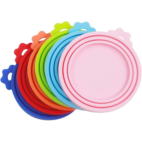 4 Pack Pet Food Can Cover Silicone Can Lids for Dog and Cat Food(Universal Size, One fit 3 Standard Size Food Cans) — image 11