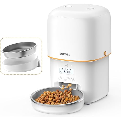 IMIPAW Automatic Cat Feeders, 3L Timed Cat Dry Food Dispenser with Desiccant Bags, Dual Power Supply, Programmable Portion Size, 6 Meals, 20 Portions Per Day, Auto Pet Feeder for Cats and Small Dogs — image 12