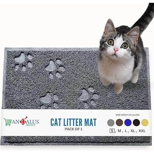 BOOMIBOO Cat Litter Mat Litter Box Mat，Litter Trapping Mat Premium Durable PVC Pad, 23 x 14 Inches, Easy to Clean，Non-Slip，Urine Waterproof — image 12