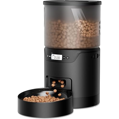 IMIPAW Automatic Cat Feeders, 3L Timed Cat Dry Food Dispenser with Desiccant Bags, Dual Power Supply, Programmable Portion Size, 6 Meals, 20 Portions Per Day, Auto Pet Feeder for Cats and Small Dogs — image 14