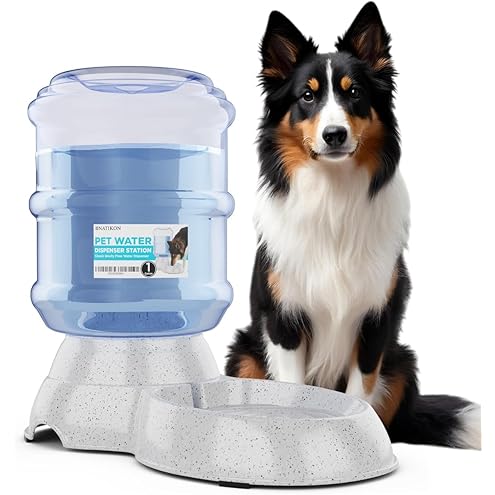 Petmate Pet Cafe Cat and Dog Water Dispenser - Water Bowl for Cats and Dogs, USA Made, 3 GAL, Pearl Tan — image 12