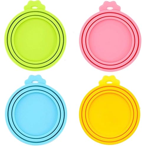 4 Pack Pet Food Can Cover Silicone Can Lids for Dog and Cat Food(Universal Size, One fit 3 Standard Size Food Cans) — image 12