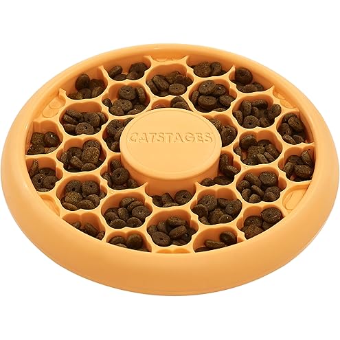 Bifeaw Slow Feeder Cat Bowl, Easy to Clean Silicone Bowl, Ideal for Dry and Wet Food (Green and Blue) — image 13
