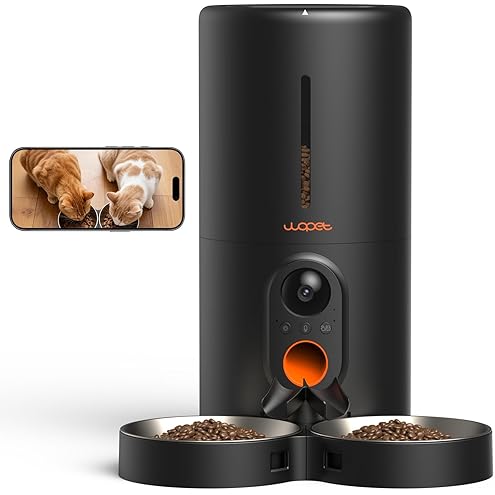 PETLIBRO Automatic Cat Feeder for 2 Cats, 5G&2.4G WiFi Pet Feeders, 5L Programmable Cat Food Dispenser with Airtight Lock-Fresh Technology, Dual Stainless Steel Bowls, Low Food Sensor — image 13