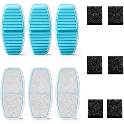 BEMOONY Cat Water Fountain Filters: Pet Water Fountain Replacement Filter - 12 Packs of Cat Fountain Filters (6 Carbon Filters + 6 Sponges) - Multiple Filtration Please Replace it Every 2-3 Weeks — image 13