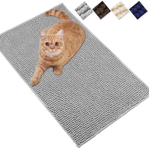CatGuru Cat Litter Mat, Medium, Extra Large, XXL, Waterproof Litter Box Mat, Non Slip Kitty Litter Mat, Machine Washable Litter Trapping Mat, Soft Litter Tray, Cat Stuff (XL, Gray/Heavy-Duty) — image 13
