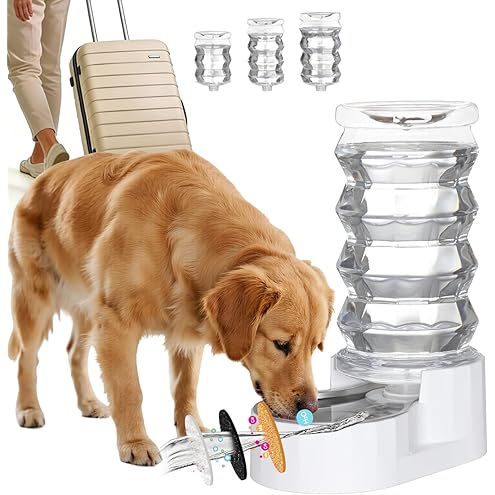 Petmate Pet Cafe Cat and Dog Water Dispenser - Water Bowl for Cats and Dogs, USA Made, 3 GAL, Pearl Tan — image 13