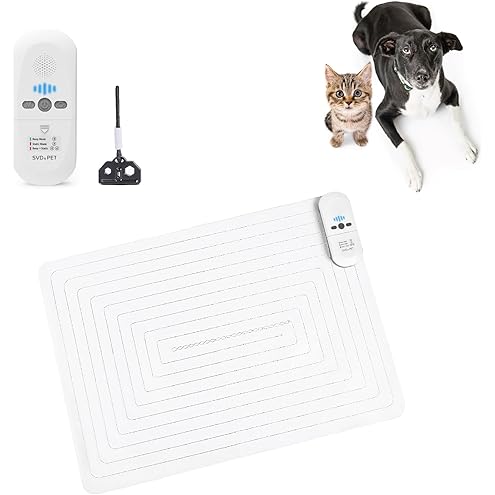 SEERWAY Scat Pet Shock Mat Indoor, Safe Shock Training Pads for Dogs and Cats, Electric Repellent Mat Keeps Pets Off Couch, Sofa, Counter Top, 3 Training Modes, 60"x12" Rectangular, Battery Operated — image 14