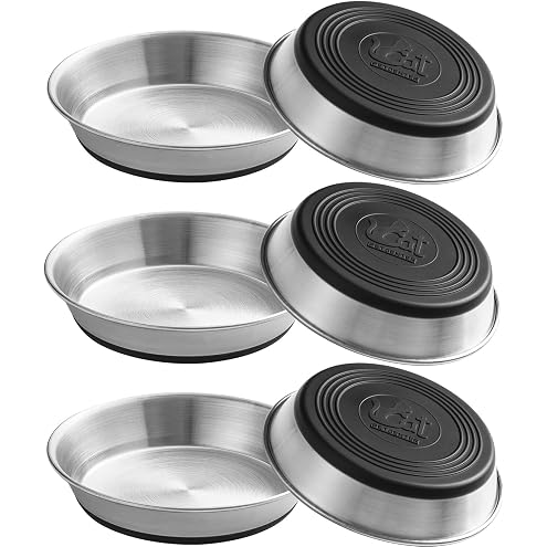 [8 Pack] Stainless Steel Cat Bowls, Cat Dishes Whisker Friendly with Non-Slip Silicone Bottom, Easy to Clean, 5.5" Shallow Wide Cat Food and Water Feeding Bowl for Indoor Outdoor Cats — image 14