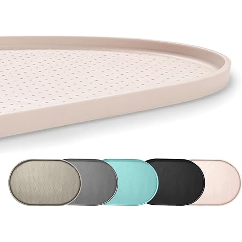 OHMO - Cat Food Mat, Silicone Pet Feeding Mat for Floor Non-Skid Waterproof Dog Water Bowl Tray, Easy to Clean Pet Placemat (Erythrinus, 18 * 9.8'') — image 15
