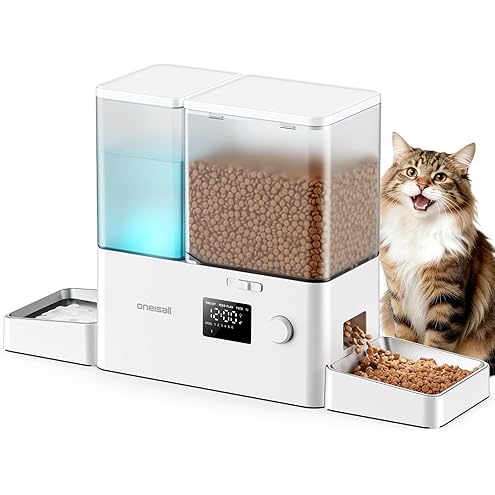Gardner Pet Automatic Gravity Cat Food Feeder and Water Dispenser Stainless Steel Two-in-One Set Large Capacity Dispenser for Pets Dogs, Puppies, Kittens-(0.8 Gallons x 2) — image 15